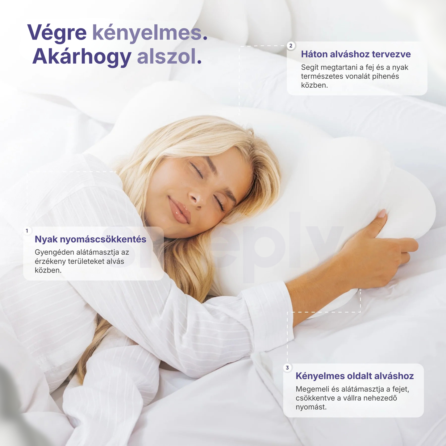 Sleeply™ – 2 az 1-ben Ergonomikus Alvópárna